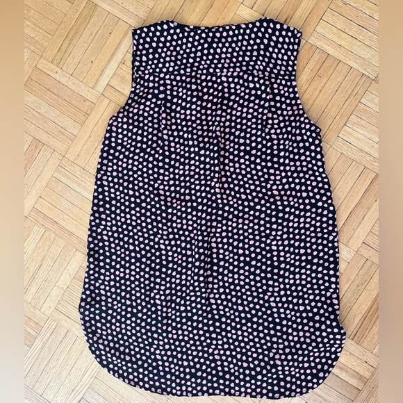 H&M Pink Polka Dot High-low Blouse - Picture 4 of 4